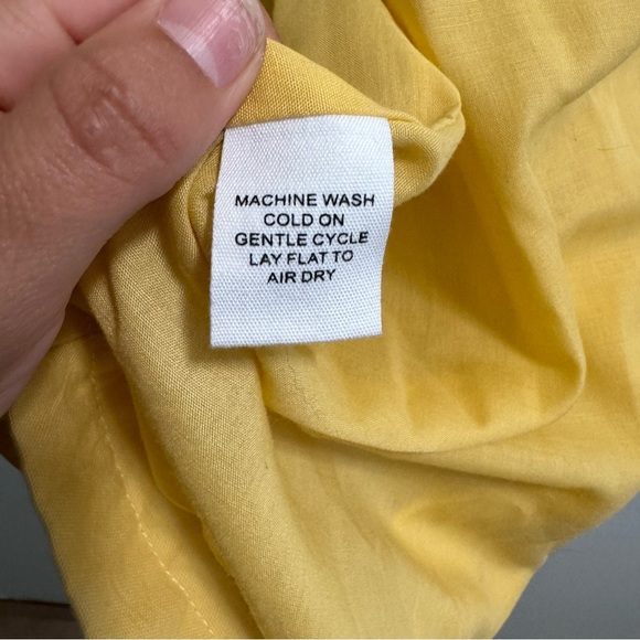 APIECE APART 100% Cotton Long Safari Jacket Buttery Yellow Size Large - Picture 14 of 15